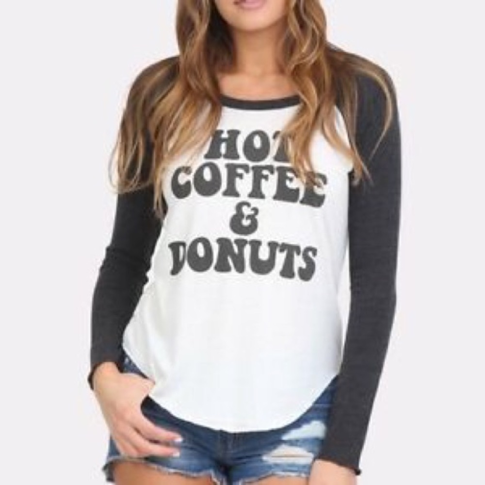 Chaser Long Sleeve Baseball Raglan Tee  Shirt